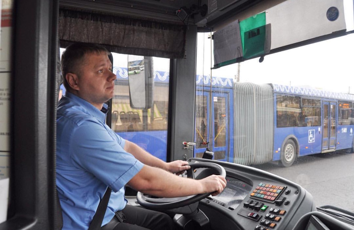 Работа водителем автобуса в московском